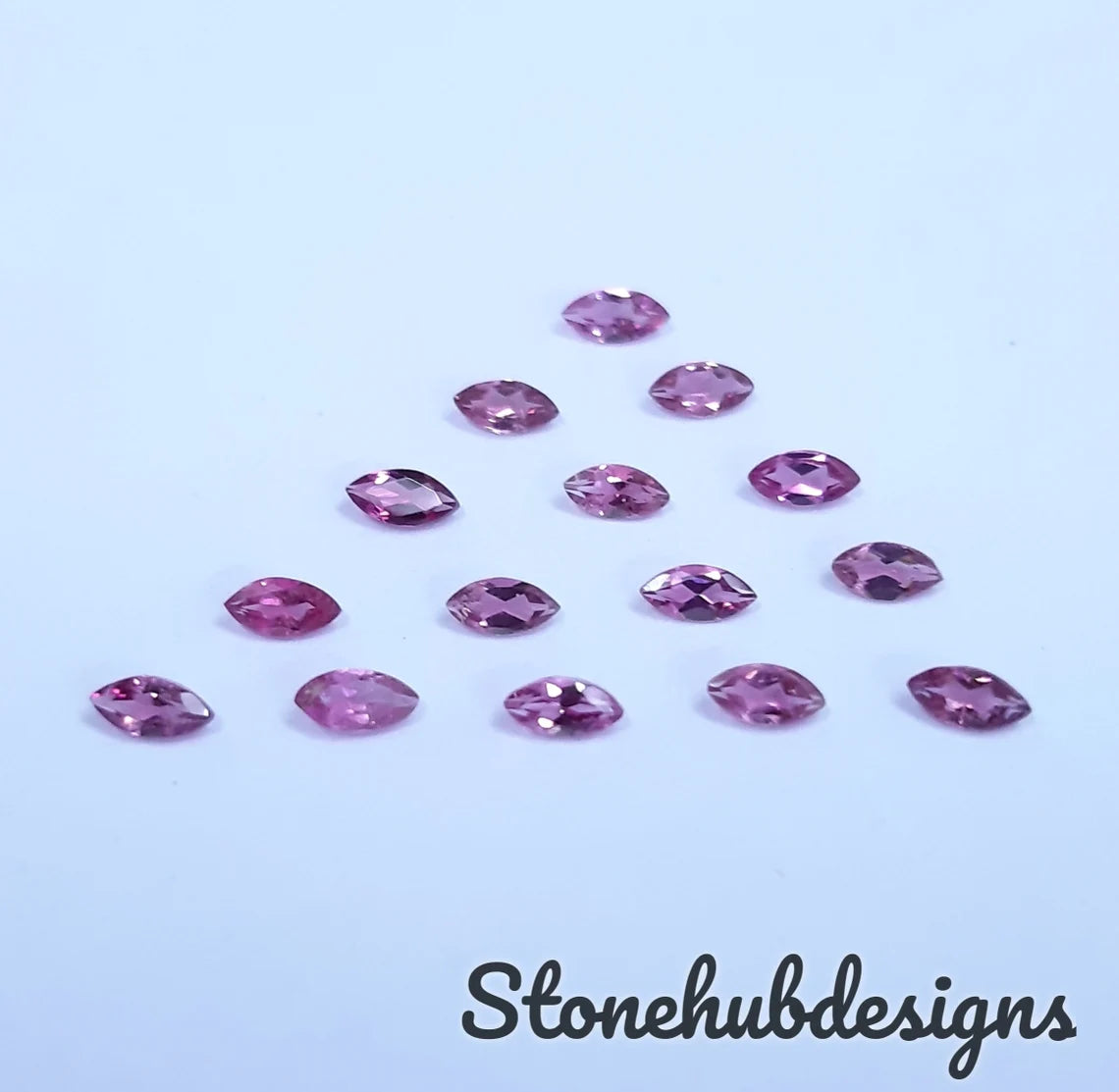 2x4MM, 2.5x5MM Natural Pink Tourmaline Faceted Marquise Cut Gemstone, AAA Pink Tourmaline Faceted Marquise Cut Fine Quality For Jewelry