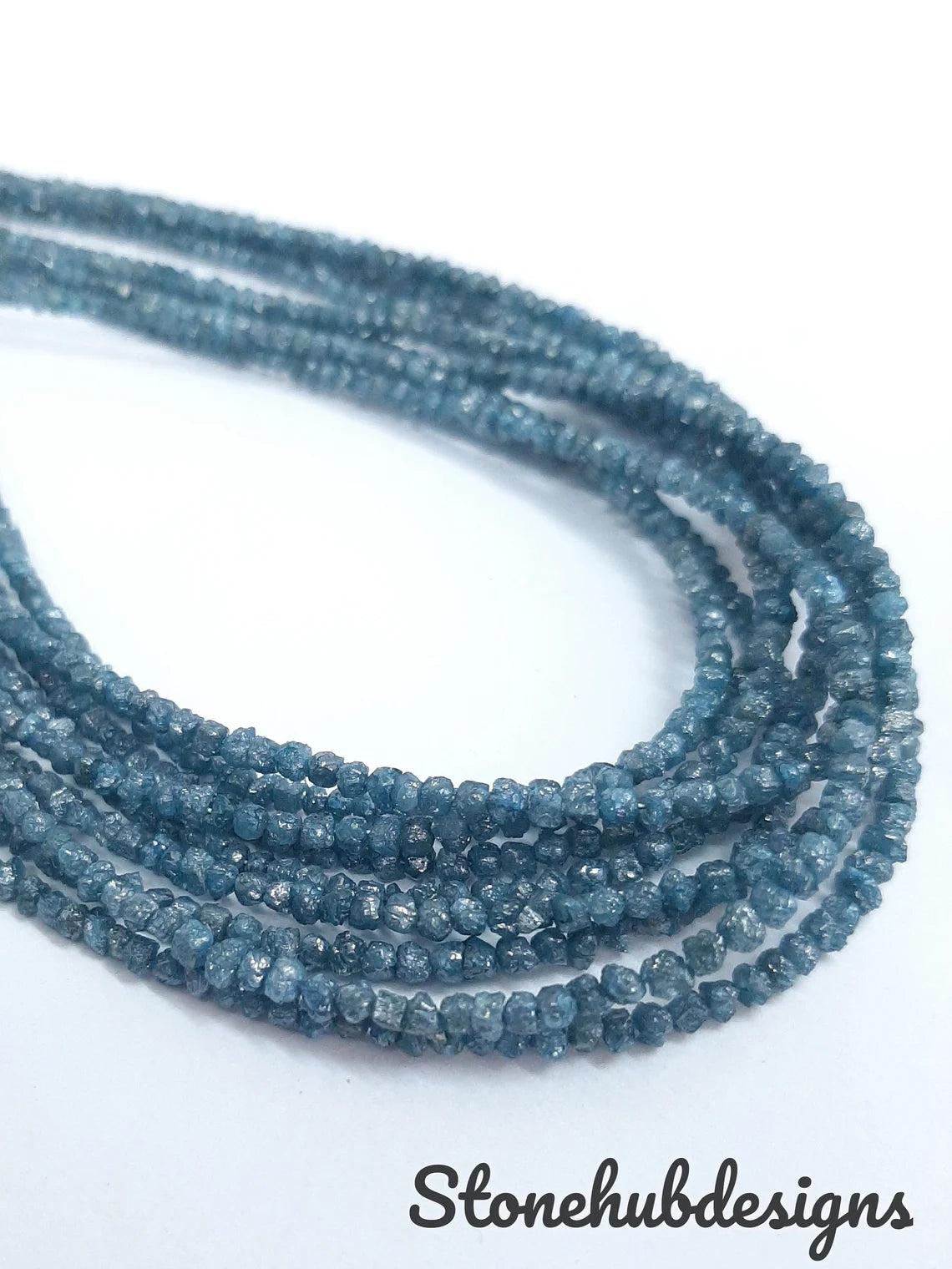 Natural Blue Diamond Raw Uncut Rough Beads, Diamond Raw Diamond Beads, Uncut Diamond Beads, Top Quality Blue Diamond Beads For Jewelry