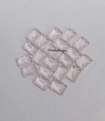 4X6MM, 5X7MM, 6X8MM, 7X9MM, 8X10MM Natural Rose Quartz Faceted Octagon Cut Gemstone, AAA Rose Quartz Octagon cut For Jewelry Making
