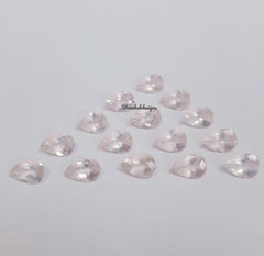 4X6MM, 5X7MM, 6X9MM, 7X10MM, 8X12MM Natural Rose Quartz Faceted Pear Cut Gemstone, AAA Rose Quartz Pear cut For Jewelry Making