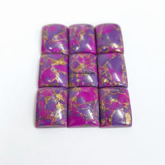 4x6MM-20x30MM Natural Purple Copper Turquoise Octagon Cabochon Gemstone, AAA Purple Copper Turquoise Cabochon Octagon Calibrated For Jewelry