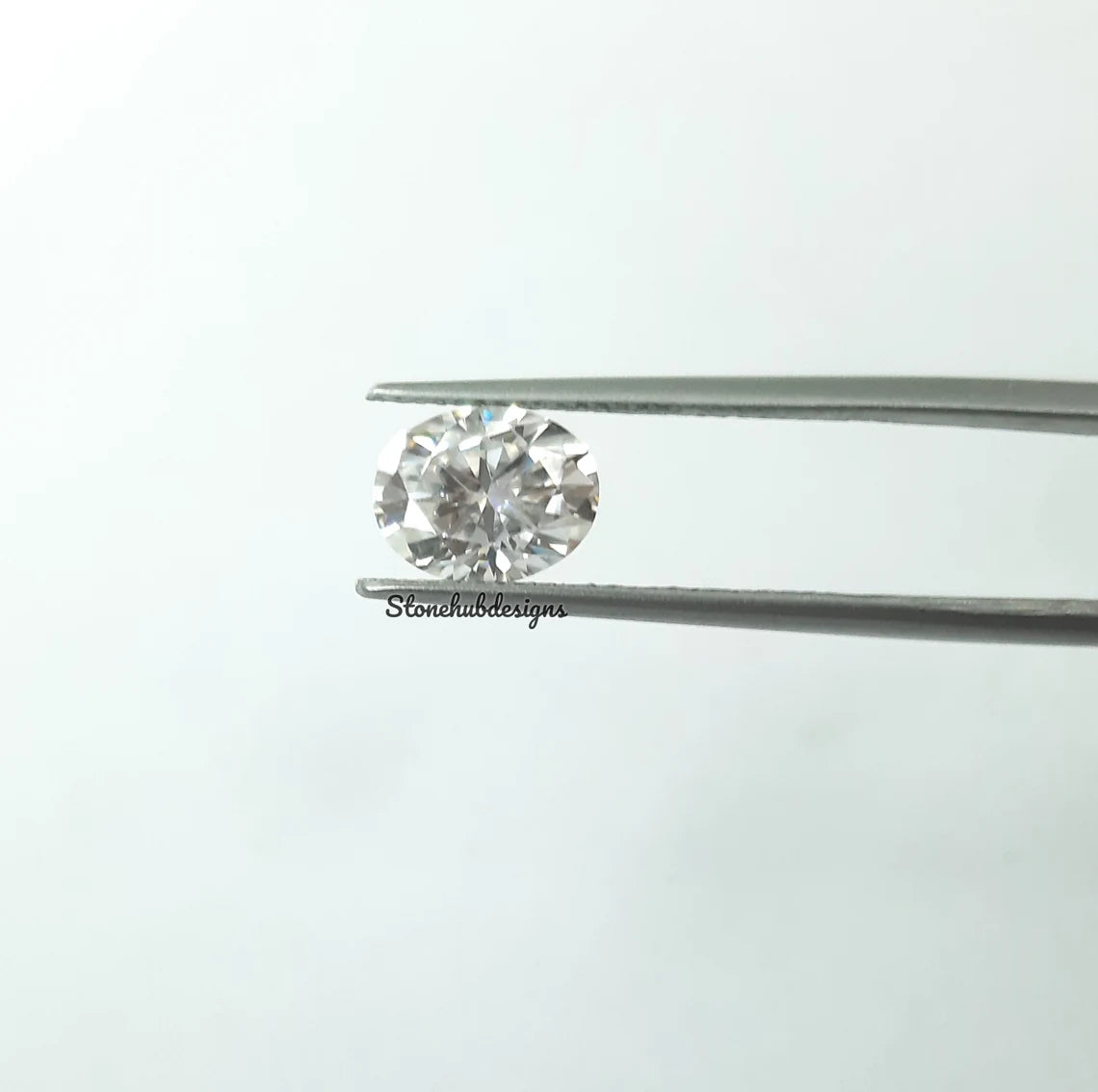 9x11MM, 10x12MM, 10x14MM Moissanite Faceted Oval Cut Stone, D Color AAA White Moissanite Faceted Oval Loose Calibrated Cut Stone For Jewelry