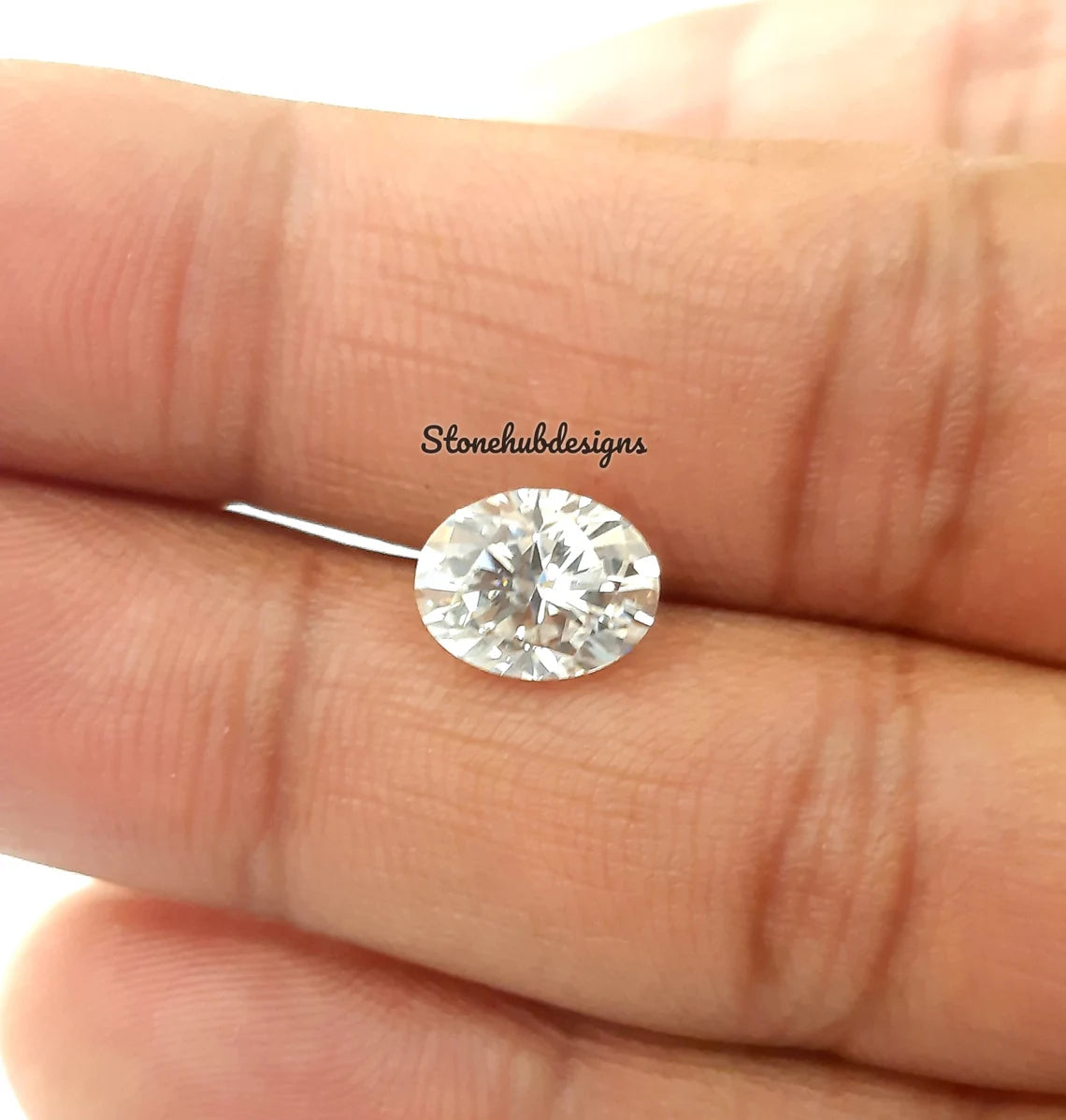 9x11MM, 10x12MM, 10x14MM Moissanite Faceted Oval Cut Stone, D Color AAA White Moissanite Faceted Oval Loose Calibrated Cut Stone For Jewelry