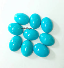 10x12MM, 10x14MM, 12x16MM, 13x18MM Natural Turquoise Cabochon Oval Gemstone, AAA Sleeping Beauty Arizona Turquoise Oval Cabochon For Jewelry