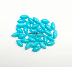 2x4MM, 2.5x5MM, 3x6MM, 4x8MM Natural Turquoise Cabochon Marquise Gemstone, AAA Sleeping beauty Turquoise Smooth Marquise Cabs for Jewelry