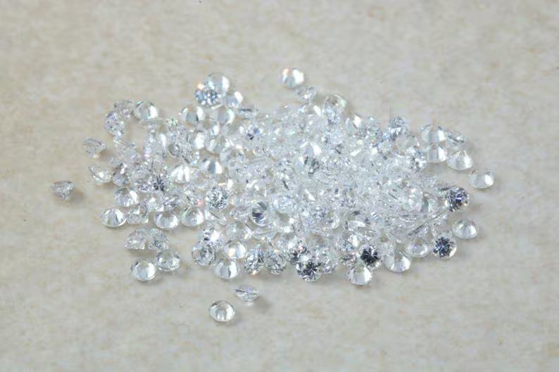 5 Pcs 2MM, 2.25MM, 2.50MM, 2.75MM Natural White Topaz Faceted Round Cut Gemstone, AAA White Topaz Faceted Round Loose Cut For Topaz Jewelry