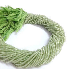 Natural Peridot faceted micro cut rondelle beads, AAA Quality Peridot faceted rondelle  beads for jewelry