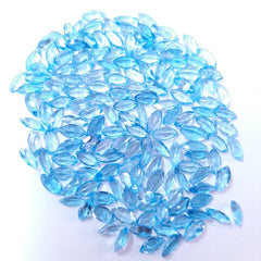 Natural Swiss Blue Topaz Faceted Marquise Cut Gemstone, AAA Swiss Topaz faceted Marquise Cut Calibrated loose Gemstone For Jewelry