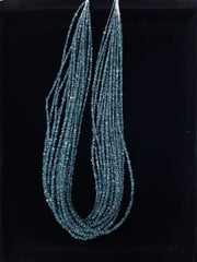 Natural Rare Blue Diamond Uncut Rough Raw Beads | Conflict Free Diamond Rough 15 inches beads | Uncut Diamond for Jewelry making.