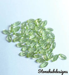 2x4MM, 2.5x5MM, 3x6MM, 4x8MM Natural Peridot Faceted Marquise Cut Gemstone , AAA Green Peridot Marquise Cut faceted loose stone for Jewelry