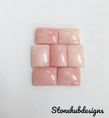 Natural Pink Opal Smooth Octagon Cabochon Gemstone, Opal Octagon Shape Smooth Polished Gemstones Lot For Earring Ring And Jewelry