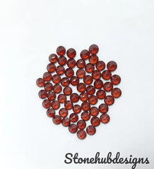 3MM, 4MM, 5MM, 6MM Natural Garnet Faceted Round Cut Loose Gemstone, AAA Mozambique Garnet faceted round loose cut for jewelry