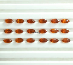 2.5x5MM, 3x6MM, 4x8MM, 5x10MM Natural Orange Kyanite Faceted Marquise Cut Gemstone, AAA Rare Orange Kyanite Marquise Cut For Jewelry