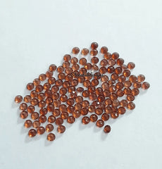 1MM, 1.50MM AAA Natural Garnet Faceted Round cut Gemstone - AAA Loose Tiny Garnet faceted Round Cut for jewelry making