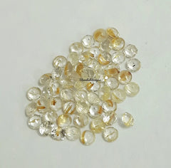 2MM Natural Golden Rutile Quartz Faceted Round Top Quality, AAA Golden Rutile Quartz faceted round For Jewelry Making