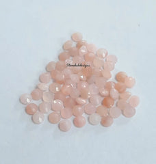 2MM Natural Pink Opal Faceted Round Top Quality, AAA Pink Opal faceted Tiny Round For Jewelry, Pink Opal Jewelry