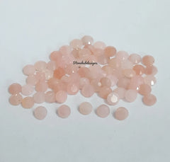 2MM Natural Pink Opal Faceted Round Top Quality, AAA Pink Opal faceted Tiny Round For Jewelry, Pink Opal Jewelry