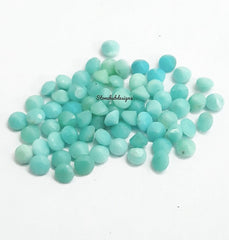 2MM, 2.50MM, 3MM Natural Turquoise Faceted Round Cut Gemstone, AAA Turquoise faceted Round Loose Calibrated Gemstone For Jewelry