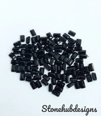4X6MM, 5X7MM, 6X8MM, 7X9MM Natural Black Onyx faceted Octagon Cut Gemstone, AAA Quality BLACK ONYX faceted octagon cut For jewelry