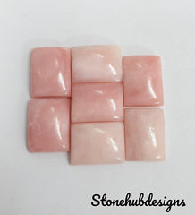 Natural Pink Opal Smooth Octagon Cabochon Gemstone, Opal Octagon Shape Smooth Polished Gemstones Lot For Earring Ring And Jewelry