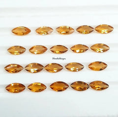 3x5MM, 4x6MM, 5x7MM AAA Citrine faceted Oval Cut Stone, 100% Natural Citrine oval cut faceted Calibrated Size loose gemstone for jewelry