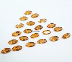 Natural Citrine Faceted Marquise Cut Gemstone, AAA Yellow Citrine Faceted Marquise Cut Calibrate size Loose Gemstone for Jewelry