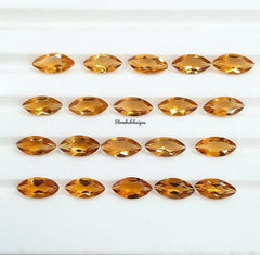 Natural Citrine Faceted Marquise Cut Gemstone, AAA Yellow Citrine Faceted Marquise Cut Calibrate size Loose Gemstone for Jewelry