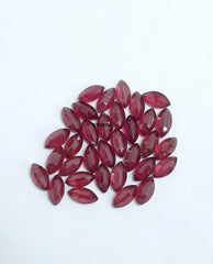 2x4MM, 2.5x5MM, 3x6MM, 4x8MM Ruby faceted Marquise Cut loose Gemstone, AAA Glass Field Ruby Marquise Faceted Gemstone For jewelry