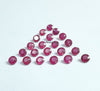 3MM, 4MM, 5MM RUBY Faceted Round Loose Gemstone, Ruby Round Faceted Loose Gemstone, GF Ruby Faceted Loose stone for Jewelry
