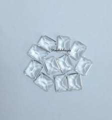 6X8MM, 7X9MM, 8X10MM Natural White Topaz Faceted Octagon cut gemstone, AAA Quality White Topaz Faceted Octagon Cut Calibrated for Jewelry