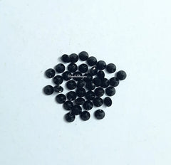 5 pieces 1MM, 1.50MM, 2MM, 2.50MM Natural Black Onyx Faceted Round Cut gemstone, AAA Black Onyx Tiny Round Cut For Jewelry Making