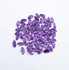 1.5x3MM, 2x4MM Natural Amethyst Faceted Marquise Cut Gemstone, AAA Purple Amethyst Marquise Calibrated Loose Cut Gemstone For Jewelry