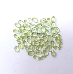 2x3MM, 3x4MM Natural Peridot Faceted Oval Cut Gemstone, AAA Green Peridot Faceted Oval Loose Calibrated Cut Stone for jewelry