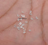 2x1.5x1MM, 2.5x1.5x1MM, 3x1.5x1MM, 3.5x1.5x1MM, 3x2x1MM Moissanite Faceted Taper AAA D Color Loose Calibrated Taper Gemstone For Jewelry