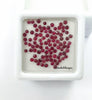 1.50MM, 1.75MM, 2MM Natural Red Ruby Faceted Round Loose Gemstones